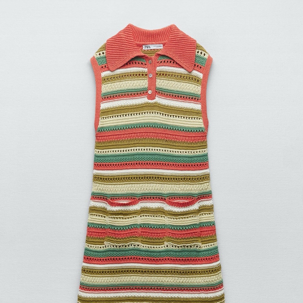 Zara Striped Knit Dress